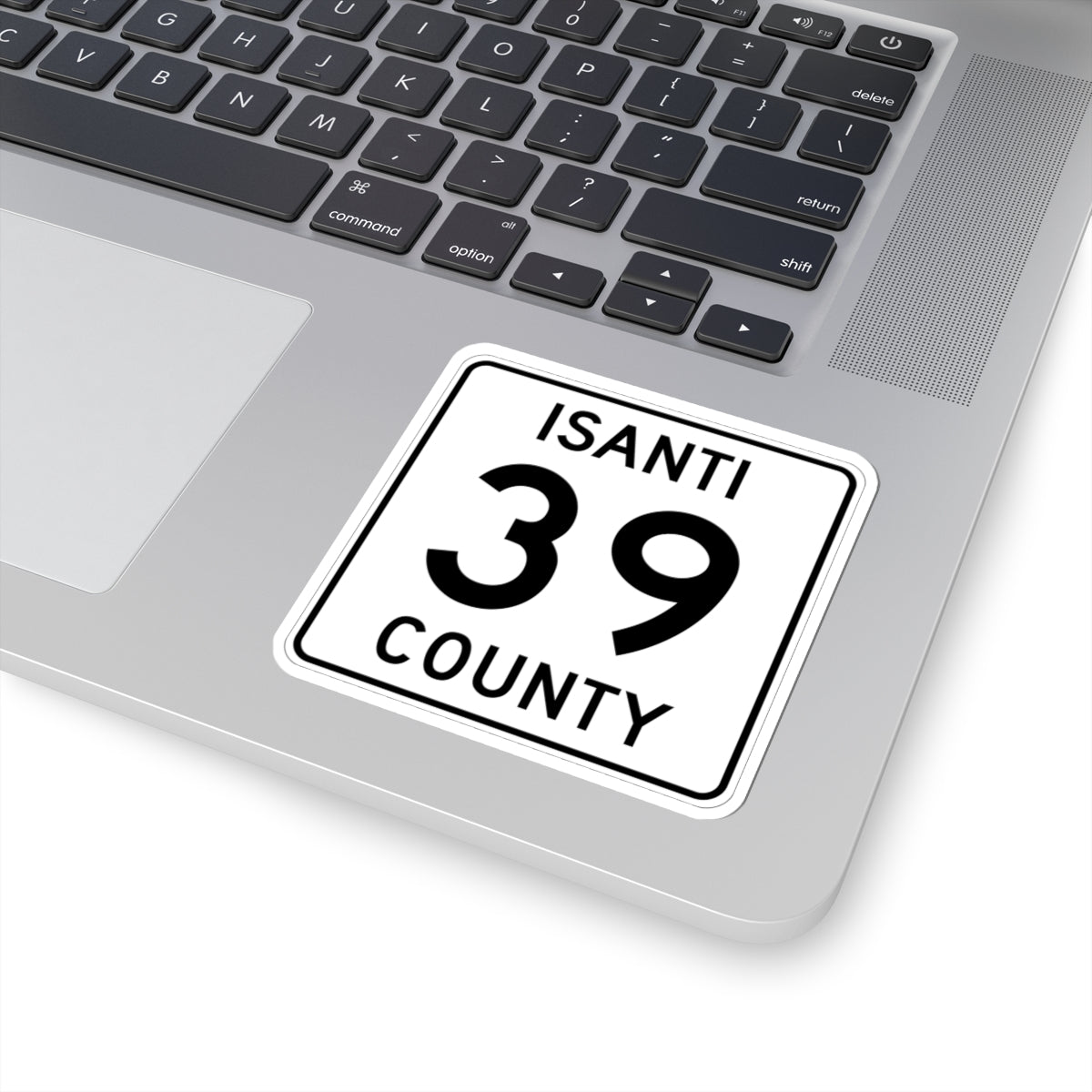 Isanti County 39 MN (Minnesota) (Road Sign) STICKER Vinyl Kiss-Cut Decal