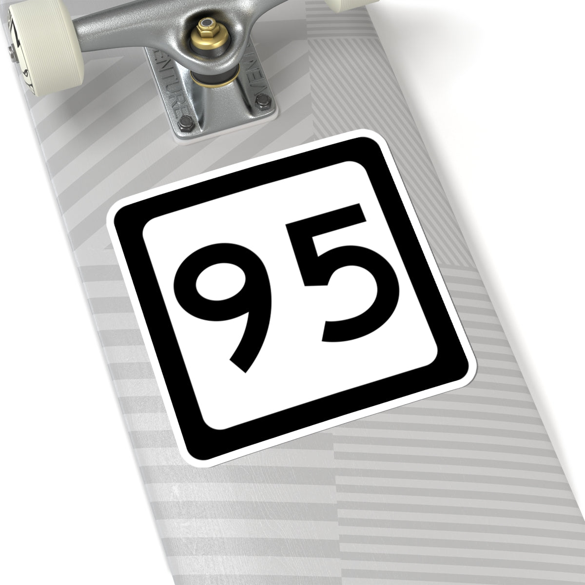 WV-95 (Virginia) (Road Sign) STICKER Vinyl Kiss-Cut Decal