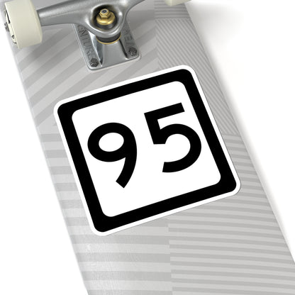 WV-95 (Virginia) (Road Sign) STICKER Vinyl Kiss-Cut Decal