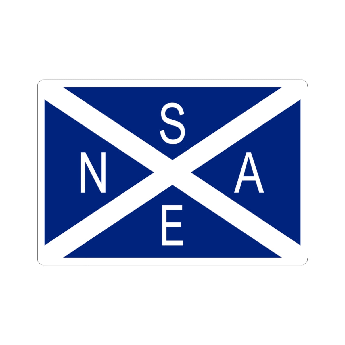 National Scottish Antarctic Expedition Flag (Scotland) STICKER Vinyl Kiss-Cut Decal