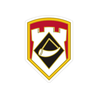 111 Engineer Brigade (U.S. Army) REVERSE PRINT Transparent STICKER