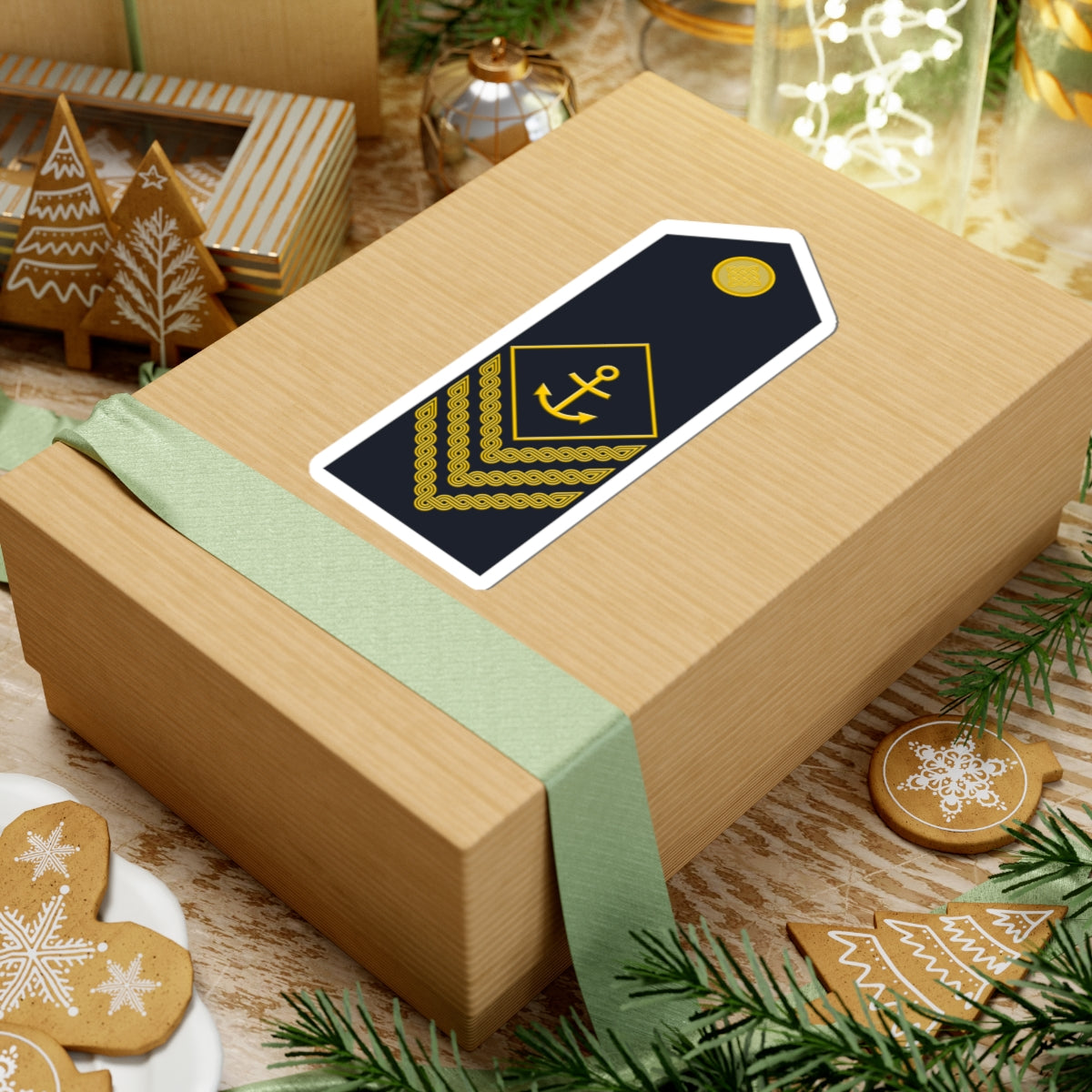 Naramenica ljetne odore narednika HRM (Croatia) (Military Rank) STICKER Vinyl Kiss-Cut Decal