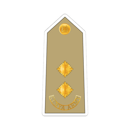 08. Kenyan Army LT (Kenya) (Military Rank) STICKER Vinyl Kiss-Cut Decal