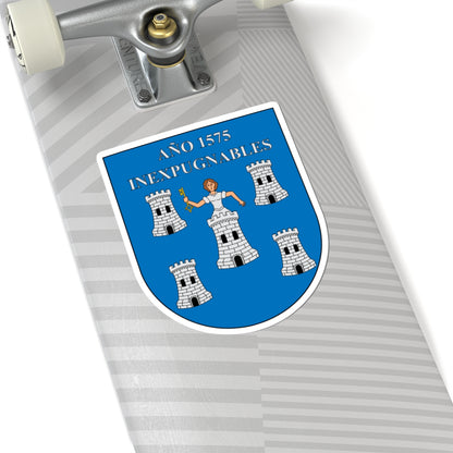 Escudo de Allo (Spain) (Coat of Arms) STICKER Vinyl Kiss-Cut Decal