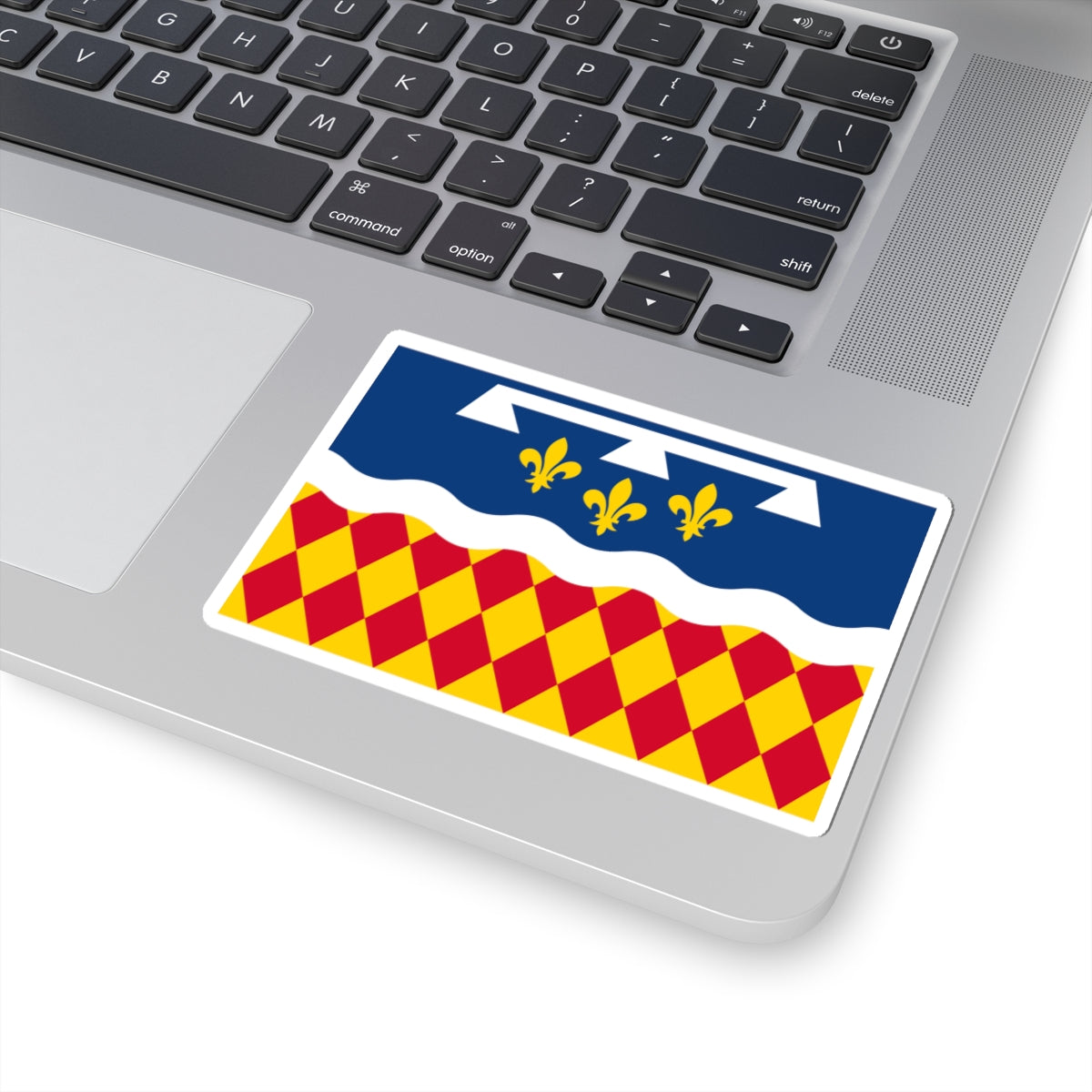 Flag of Charente (France) STICKER Vinyl Kiss-Cut Decal
