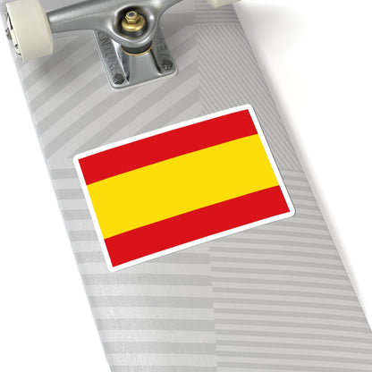 Flag of Spain Civil alternate colours (Spain) STICKER Vinyl Kiss-Cut Decal
