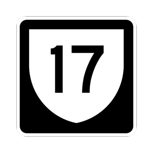 PR urban primary 17 (Puerto Rico) (Road Sign) STICKER Vinyl Kiss-Cut Decal