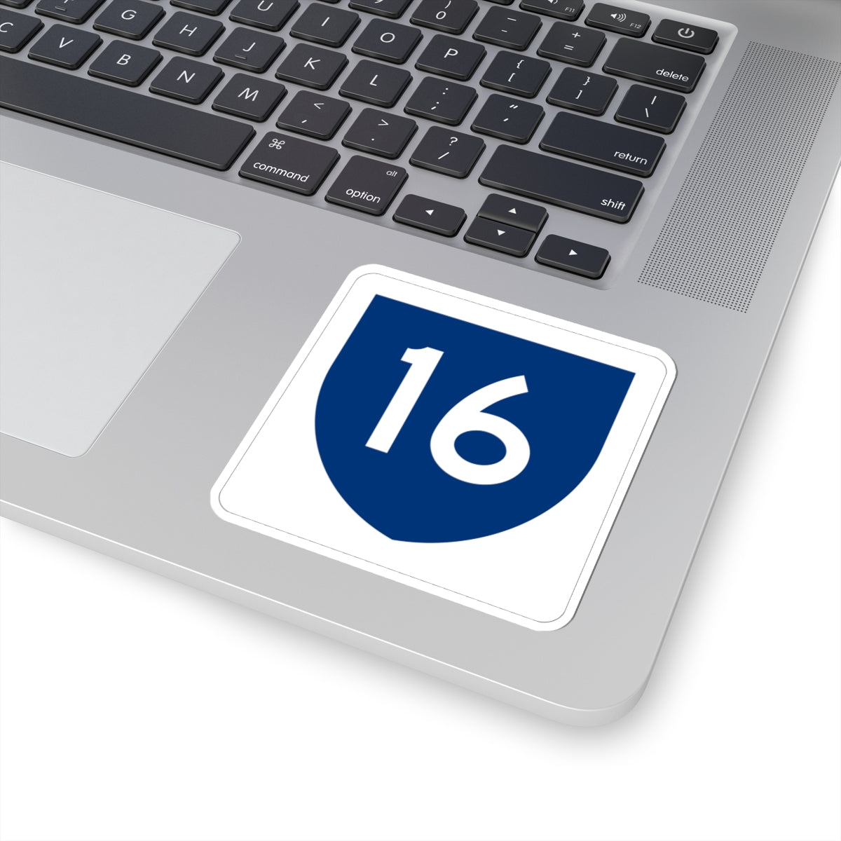 PR primary 16 (Puerto Rico) (Road Sign) STICKER Vinyl Kiss-Cut Decal