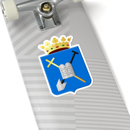 Bedum wapen (Netherlands) (Coat of Arms) STICKER Vinyl Kiss-Cut Decal