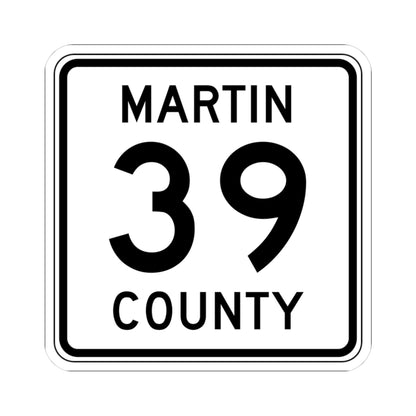 Martin County Route 39 MN (Minnesota) (Road Sign) STICKER Vinyl Kiss-Cut Decal