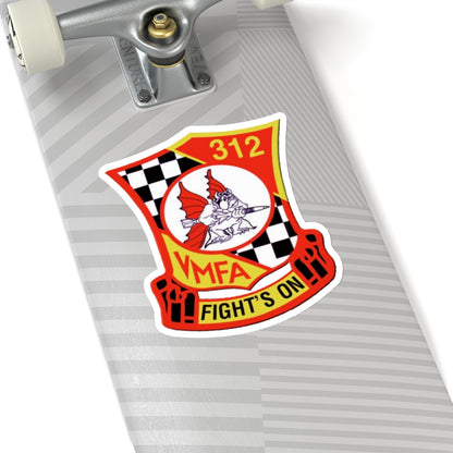 VMFA 312 Marine Fighter Attack Squadron 312 (USMC) STICKER Vinyl Kiss-Cut Decal