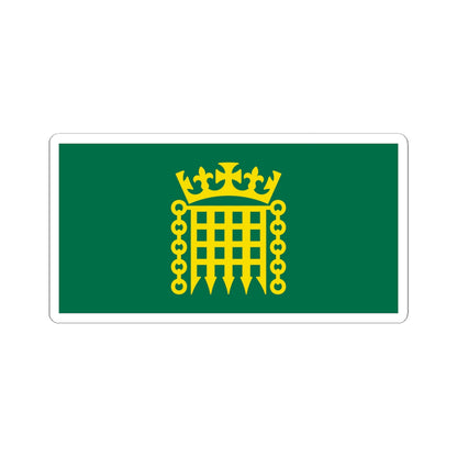 Flag House of Commons (United Kingdom) STICKER Vinyl Kiss-Cut Decal
