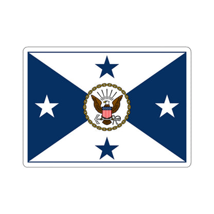 VCNO FLAG NO POLE (U.S. Navy) STICKER Vinyl Kiss-Cut Decal