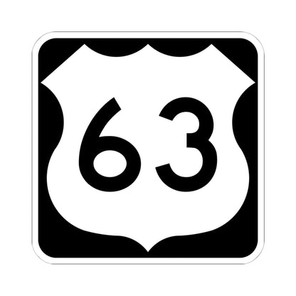 US 63 MN 1961 (Minnesota) (Road Sign) STICKER Vinyl Kiss-Cut Decal