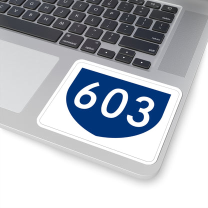 PR primary 603 (Puerto Rico) (Road Sign) STICKER Vinyl Kiss-Cut Decal