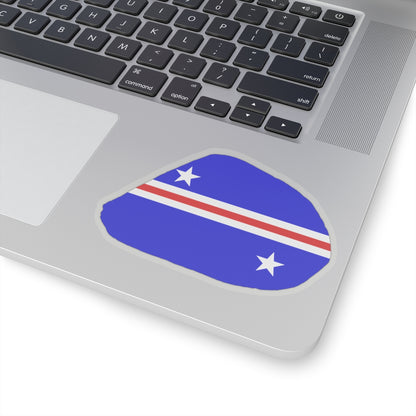 Baker Island flag map local (United States) STICKER Vinyl Kiss-Cut Decal