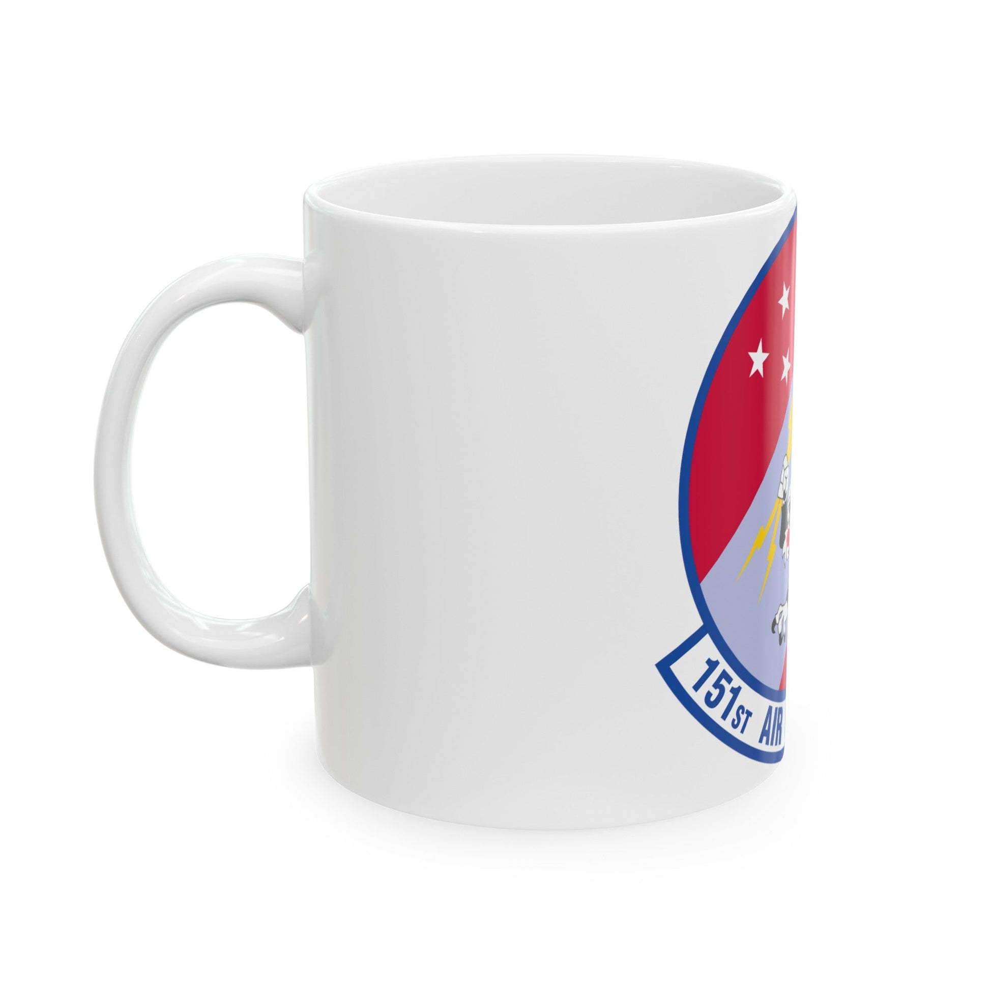 151 Air Refueling Squadron (U.S. Air Force) White Coffee Mug-The Sticker Space