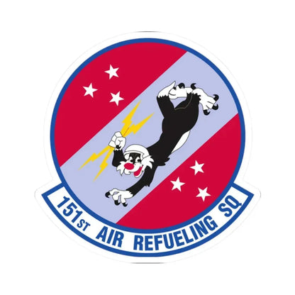 151 Air Refueling Squadron (U.S. Air Force) STICKER Vinyl Kiss-Cut Decal 2 Inch White - The Sticker Space