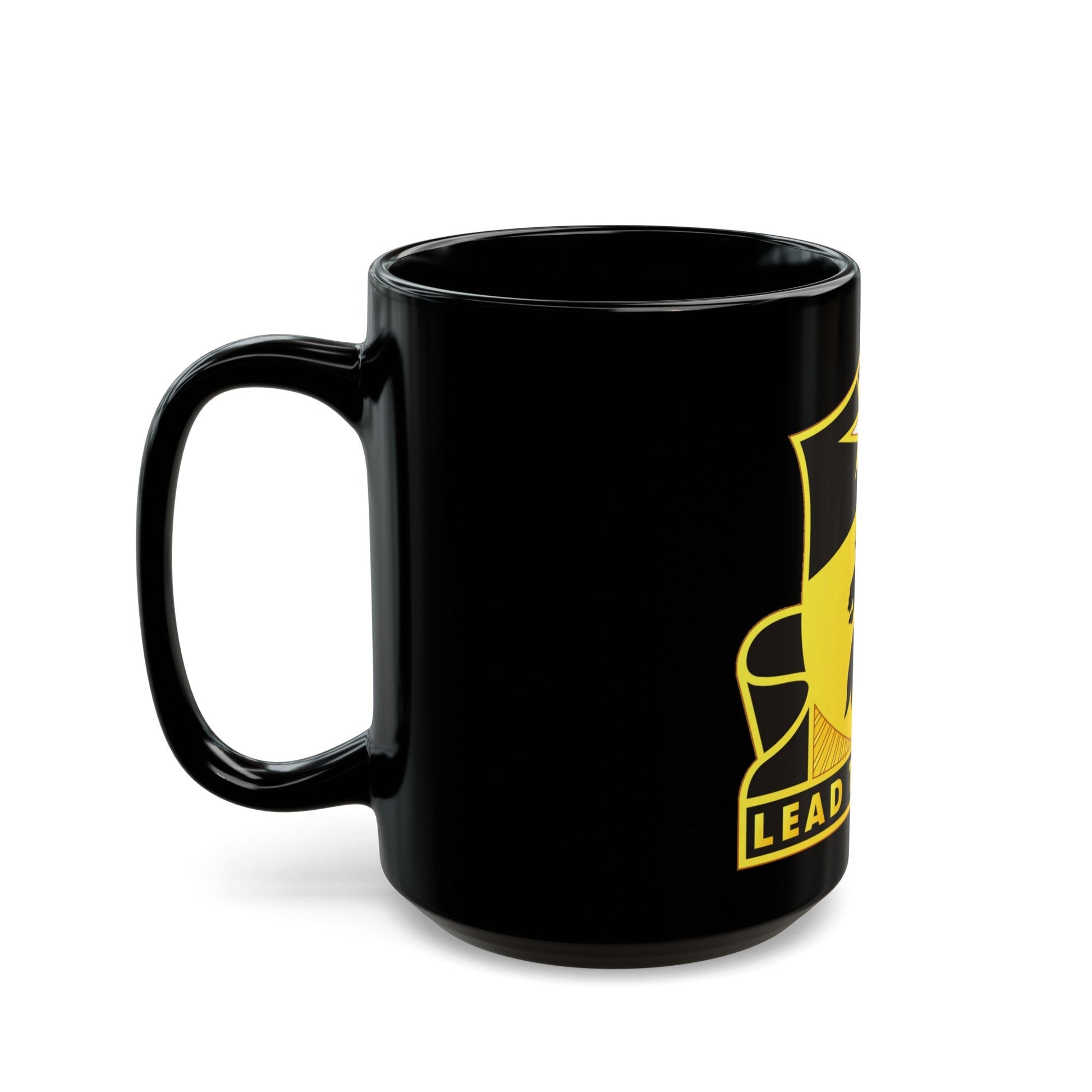 151 Cavalry Regiment (U.S. Army) Black Coffee Mug-The Sticker Space