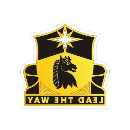 151 Cavalry Regiment (U.S. Army) REVERSE PRINT Transparent Die-Cut STICKER 3 Inch Die-Cut Transparent - The Sticker Space
