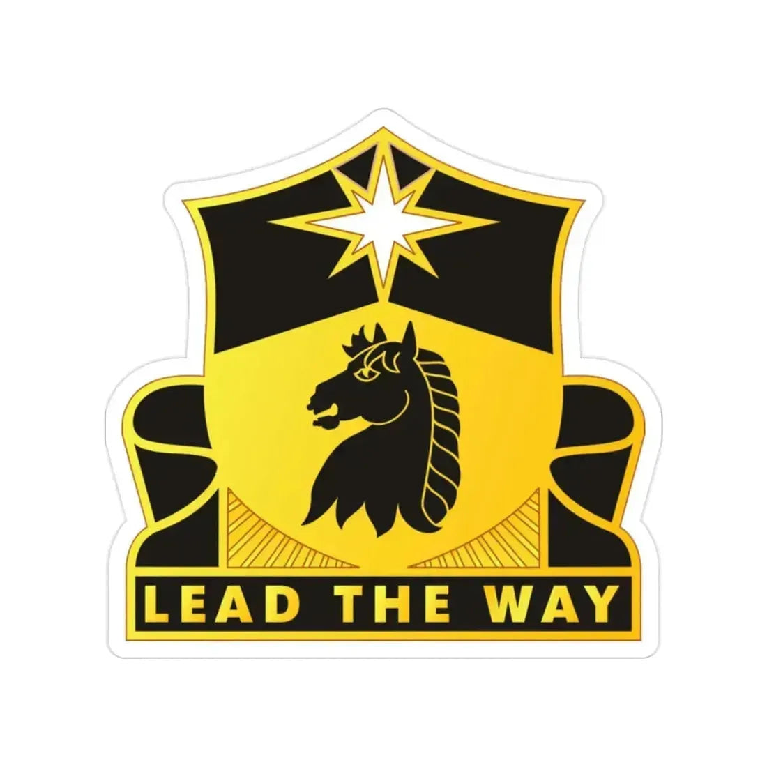 151 Cavalry Regiment (U.S. Army) Transparent STICKER Die-Cut Vinyl Decal 2 Inch - The Sticker Space