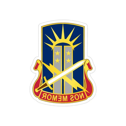 151 Information Operations Group (U.S. Army) REVERSE PRINT Transparent Die-Cut STICKER 4 Inch Die-Cut Transparent - The Sticker Space