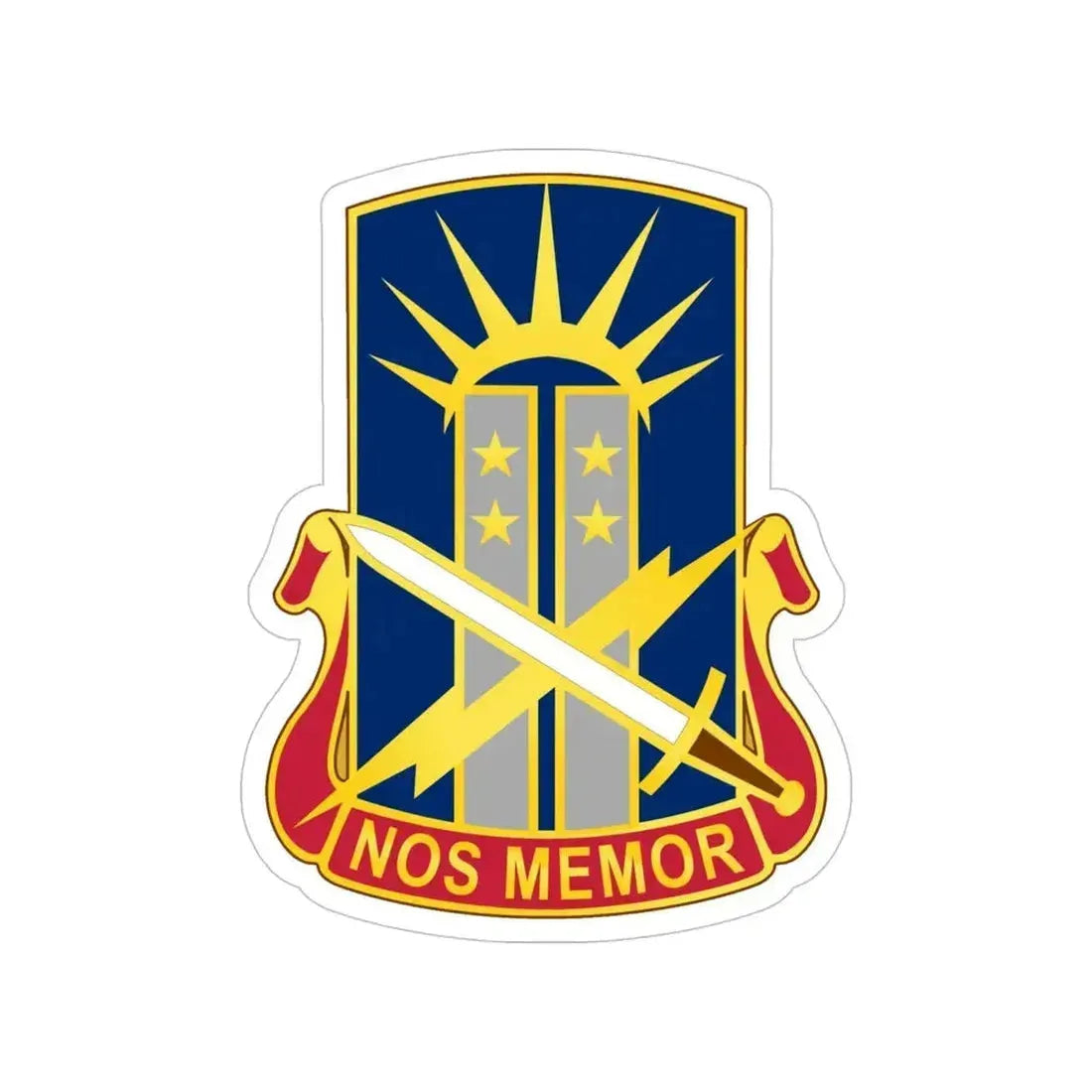 151 Information Operations Group (U.S. Army) Transparent STICKER Die-Cut Vinyl Decal 5 Inch - The Sticker Space