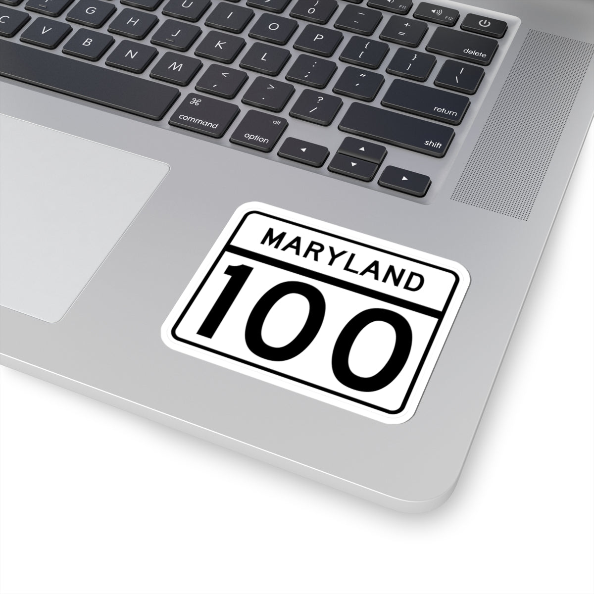 MD Route 100 (Maryland) (Road Sign) STICKER Vinyl Kiss-Cut Decal