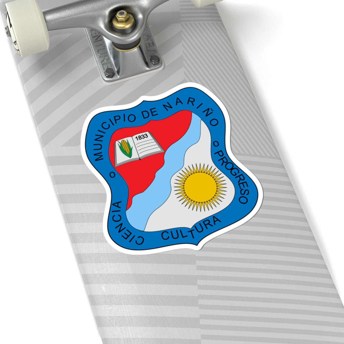 Escudo de Nariño Cundinamarca (Colombia) (Coat of Arms) STICKER Vinyl Kiss-Cut Decal