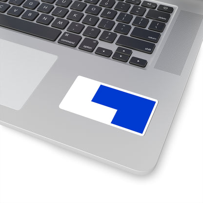 Flag of Lundy (England) STICKER Vinyl Kiss-Cut Decal