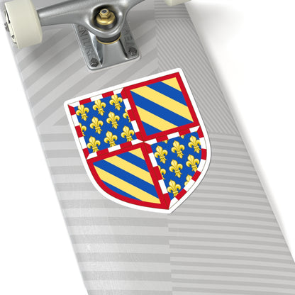 Arms of the Duke of Burgundy 1364-1404 (Spain) (Coat of Arms) STICKER Vinyl Kiss-Cut Decal