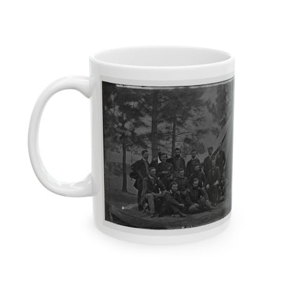 Harrison's Landing, Va. Members Of The Class Of 1860, U.S. Military Academy (U.S. Civil War) White Coffee Mug