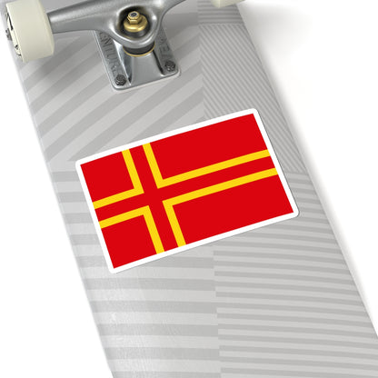 Flag of Normandy (France) STICKER Vinyl Kiss-Cut Decal