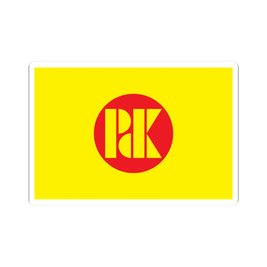 Flag of the KDP (Iraq) STICKER Vinyl Kiss-Cut Decal