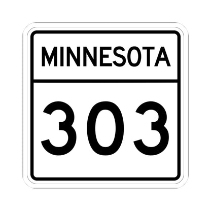 MN-303 1948 (Minnesota) (Road Sign) STICKER Vinyl Kiss-Cut Decal