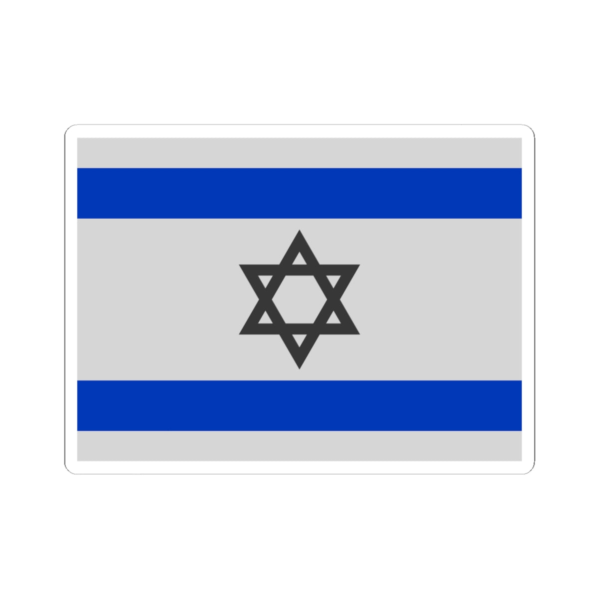 Flag of Israel - Blue (Israel) STICKER Vinyl Kiss-Cut Decal