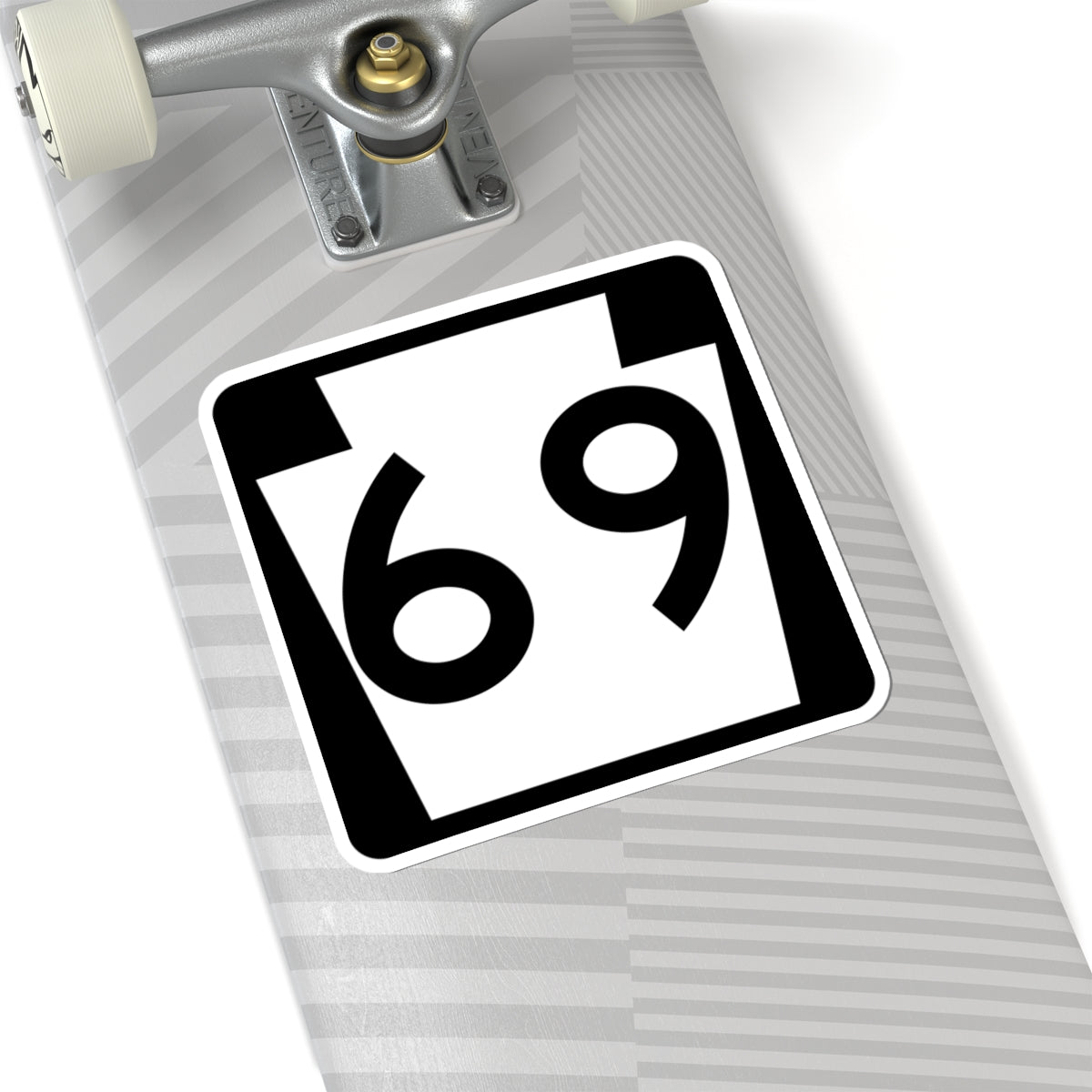 PA-69 (Pennsylvania) (Road Sign) STICKER Vinyl Kiss-Cut Decal