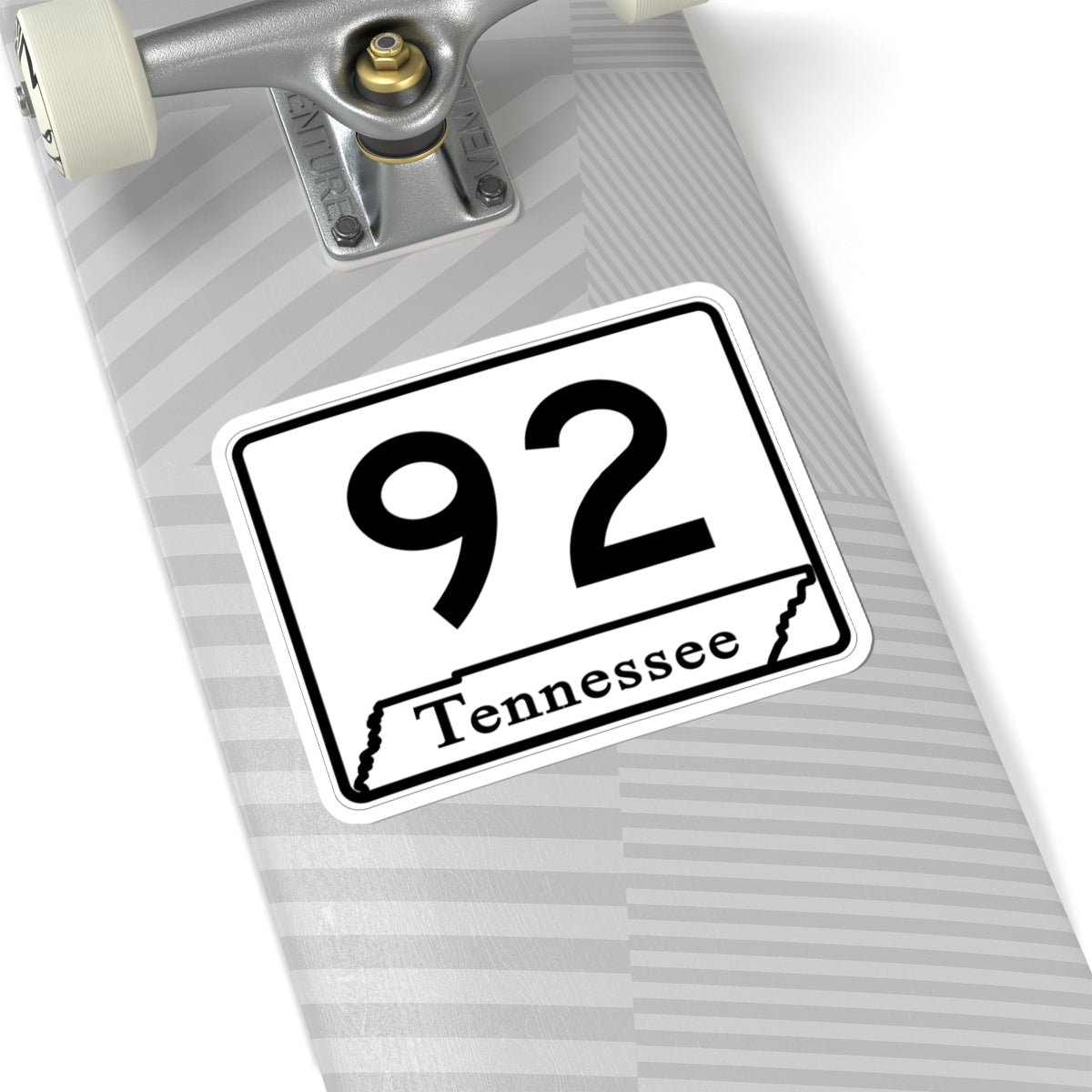 Tennessee 92 (Tennessee) (Road Sign) STICKER Vinyl Kiss-Cut Decal