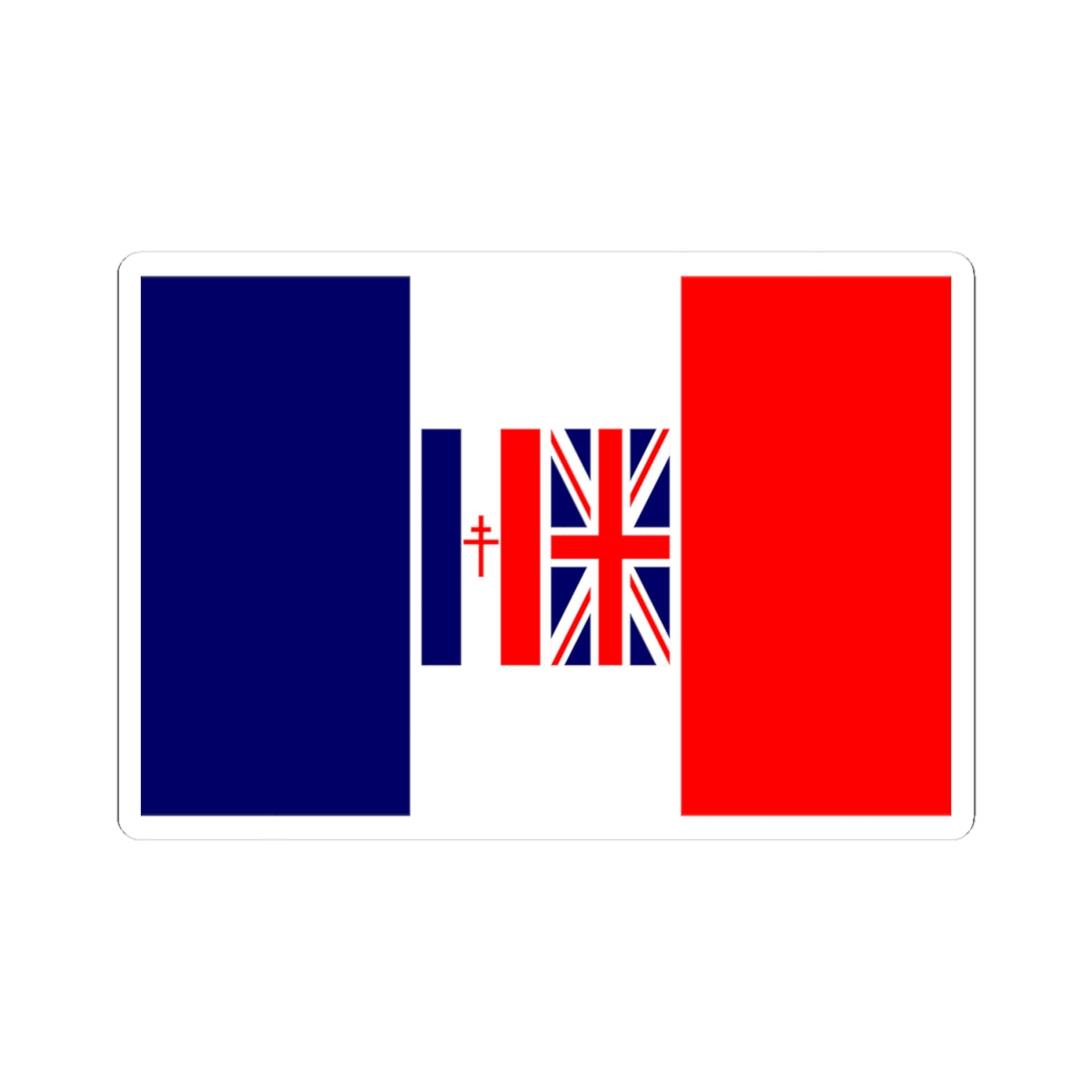 Flag Vanuatu 1963 (Vanuatu) STICKER Vinyl Kiss-Cut Decal