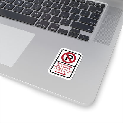 PBOT Road sign P1400R (Oregon) (Road Sign) STICKER Vinyl Kiss-Cut Decal