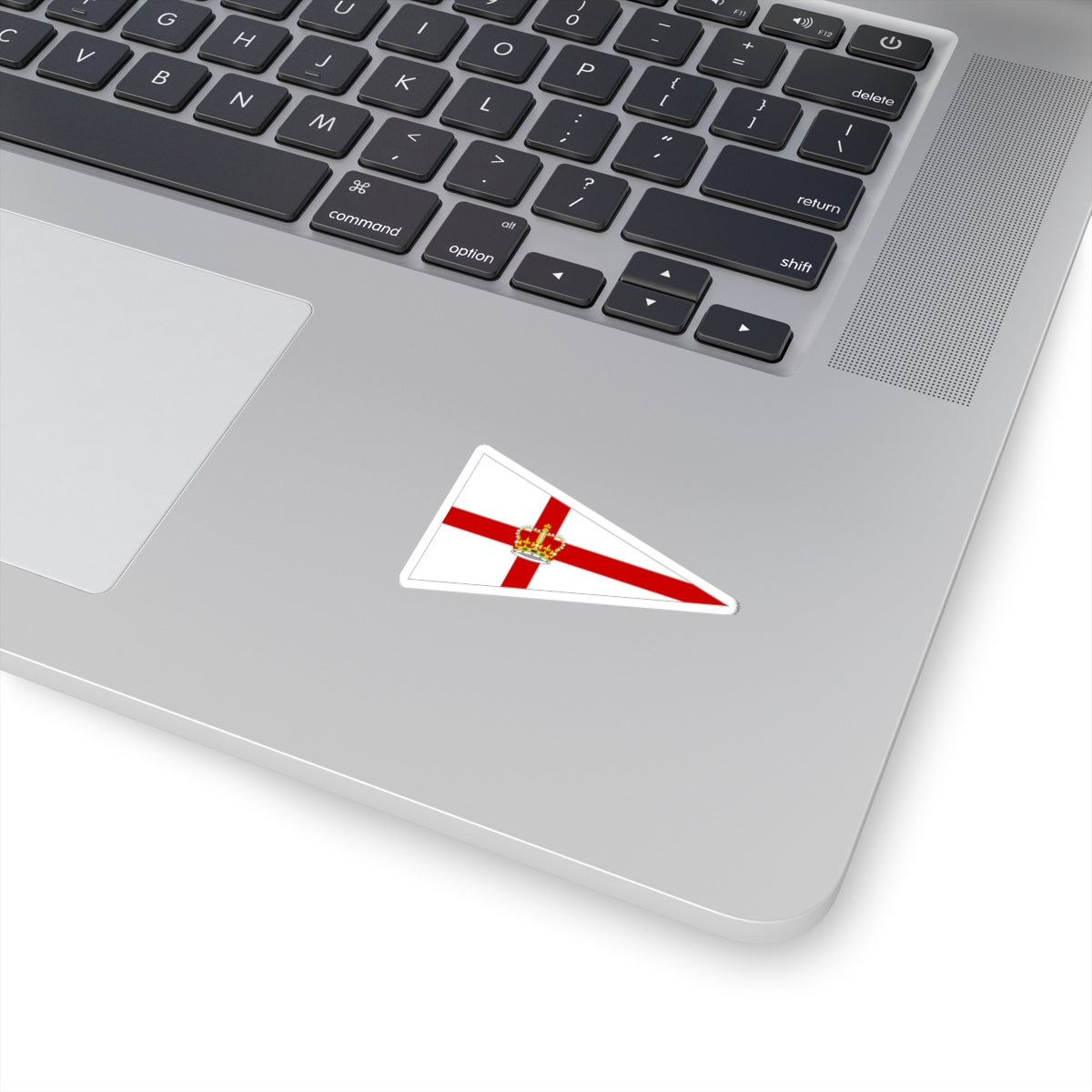 Burgee of the Royal Yacht Squadron (United Kingdom) STICKER Vinyl Kiss-Cut Decal