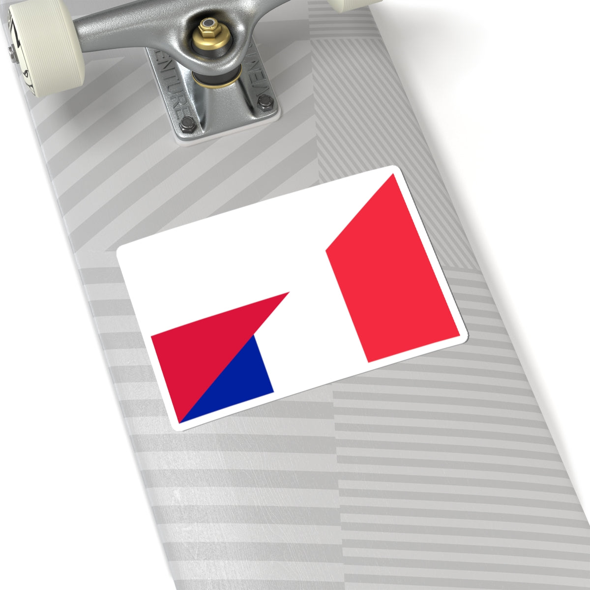 Flag of Poland and France (France) STICKER Vinyl Kiss-Cut Decal