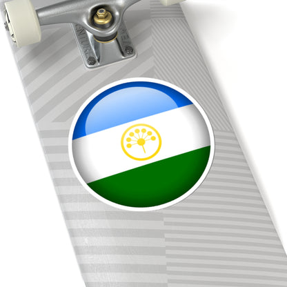 Flag orb Bashkortostan (Russia) STICKER Vinyl Kiss-Cut Decal