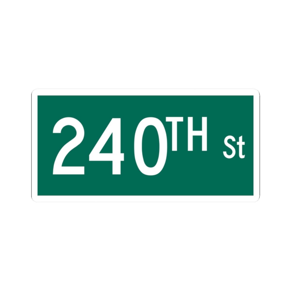 McClain 240 (Oklahoma) (Road Sign) STICKER Vinyl Kiss-Cut Decal