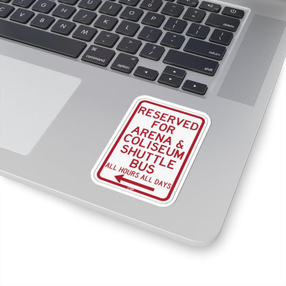 PBOT Road sign P4141 (Oregon) (Road Sign) STICKER Vinyl Kiss-Cut Decal