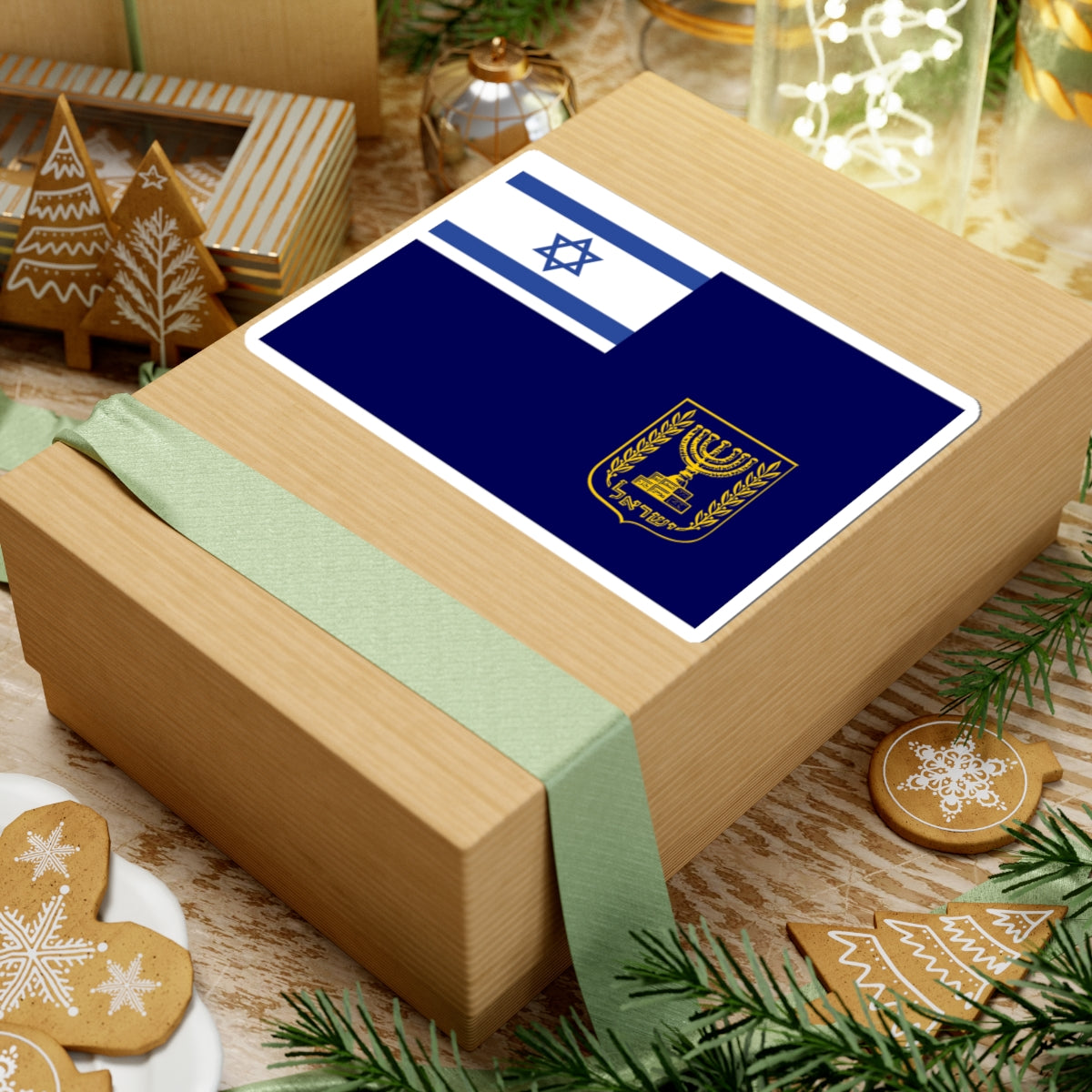 Flag of Israel Prime Minister at Sea (Israel) STICKER Vinyl Kiss-Cut Decal