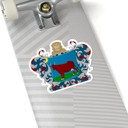 Beemster wapen 1612 (Netherlands) (Coat of Arms) STICKER Vinyl Kiss-Cut Decal