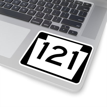 PA-121 (Pennsylvania) (Road Sign) STICKER Vinyl Kiss-Cut Decal