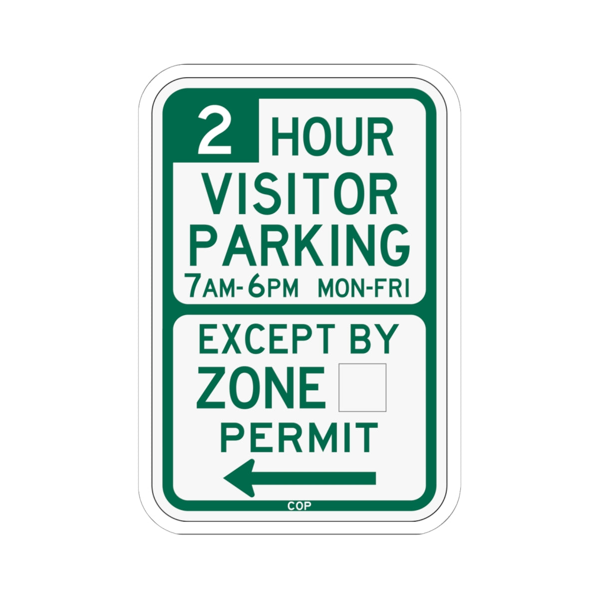 PBOT Road sign P4440R (Oregon) (Road Sign) STICKER Vinyl Kiss-Cut Decal