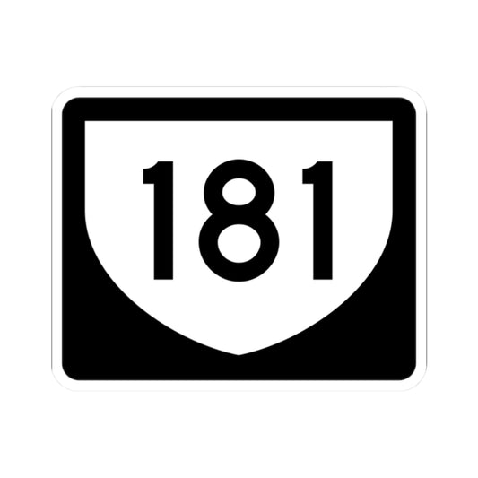 PR urban primary 181 (Puerto Rico) (Road Sign) STICKER Vinyl Kiss-Cut Decal